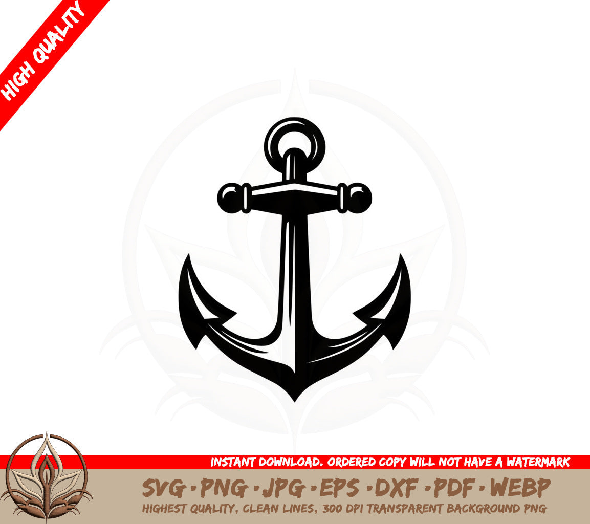 Anchor Adrift SVG Cut File  Anchor SVG  Nautical SVG