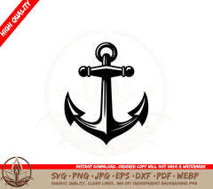 Anchor Adrift SVG Cut File  Anchor SVG  Nautical SVG