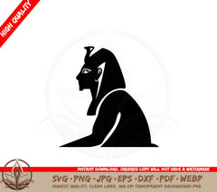 Ancient Sphinx Statue SVG Cut File  Digital Download 