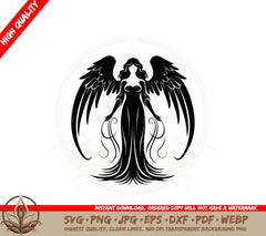 Angelic Beauty - Digital Download SVG 