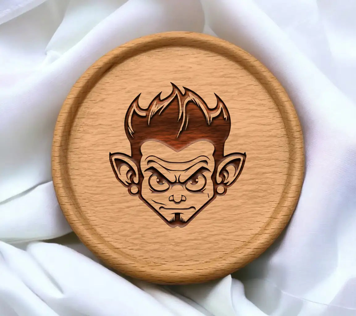 Angry Christmas Devil SVG -  Tattoo Design SVG