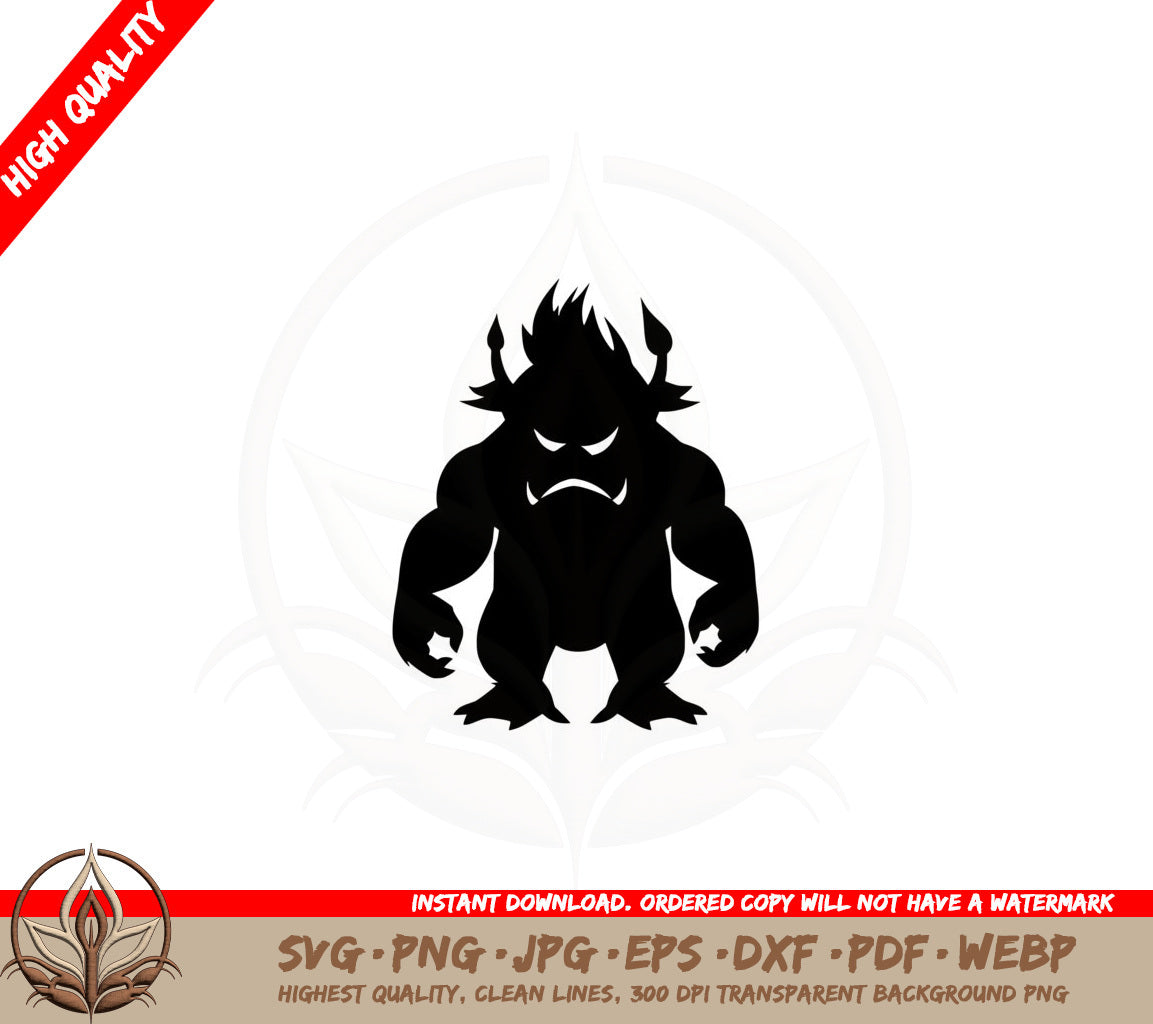 Angry Troll - Digital Design SVG 
