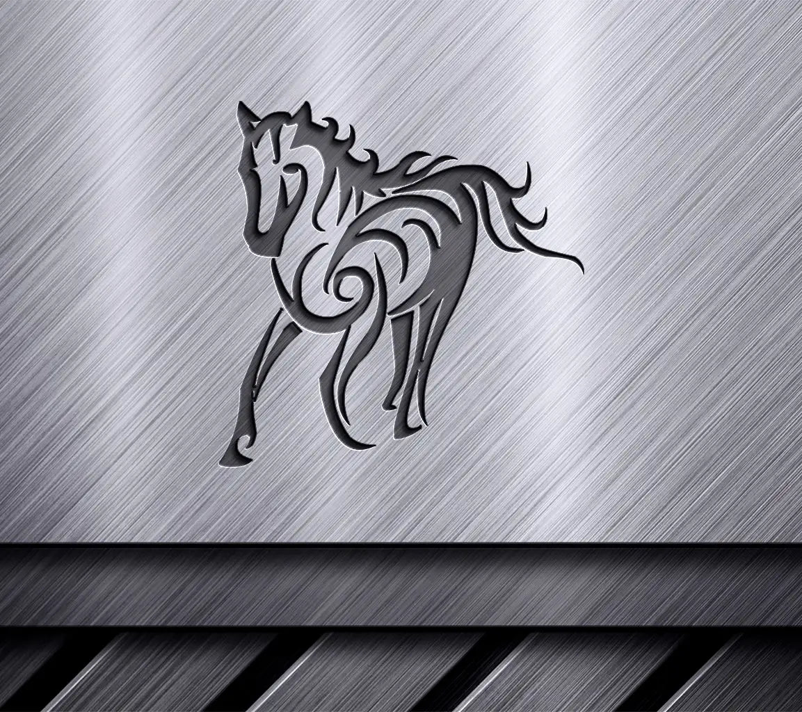 Red Horse Silhouette SVG - Animal, Unicorn Design SVG