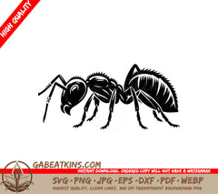  Ant Silhouette SVG - Vector Illustration SVG