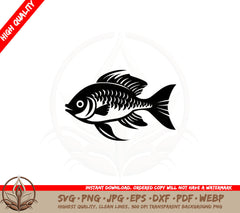 Aquatic Fish SVG  