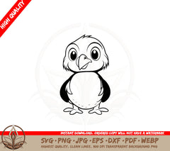 Arctic Puffin SVG PNG JPG AI PDF DXF EPS  WebP - Digital Download 