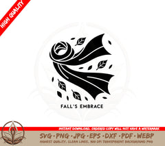 Autumn Scarf Digital Design SVG 