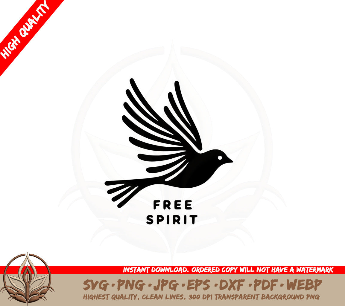 Avian Spirit Digital Design SVG 