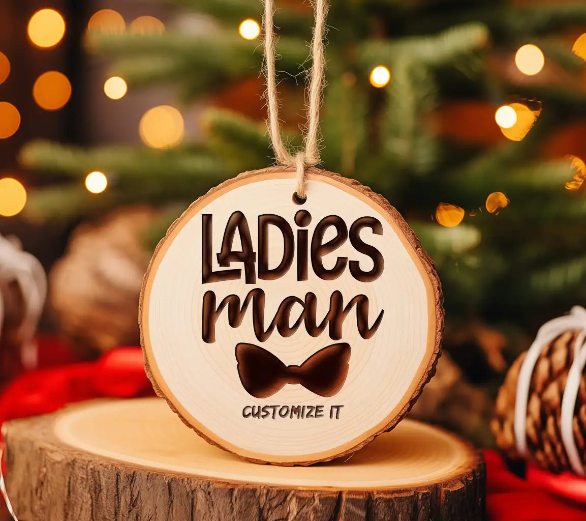 Ladies Man Silhouette SVG -  Bow Tie Design SVG