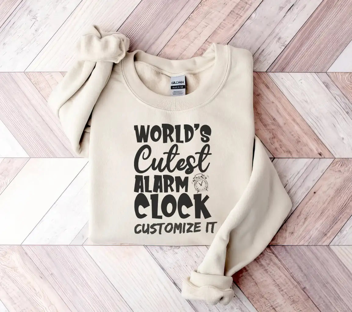 World's Cutest Alarm Clock SVG -  Poster Design SVG