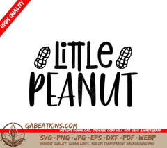  Little Peanut Logo SVG - Baby Design SVG