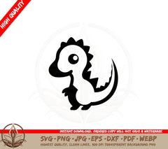 Baby Dinosaur SVG  
