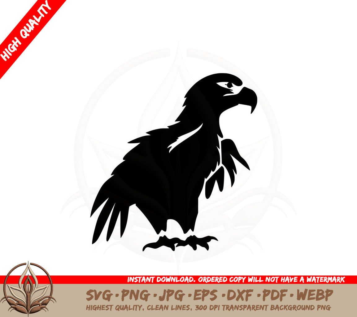 Baby Eagle SVG PNG JPG AI PDF DXF EPS and WebP - Digital Download 