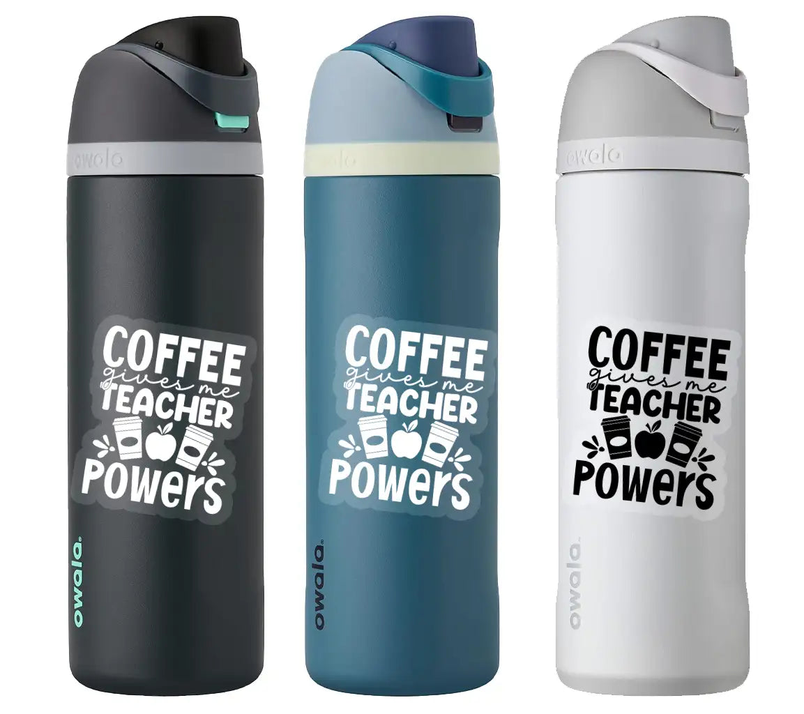 Coffee Gives Me Teacher Powers SVG - Back to School Design SVG