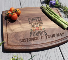 Coffee Gives Me Teacher Powers SVG - Back to School Design SVG