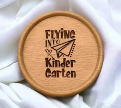 Flying Into Kindergarten Paper Airplane SVG -  SVG