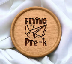 Flying Into Pre-K  Paper Airplane SVG SVG