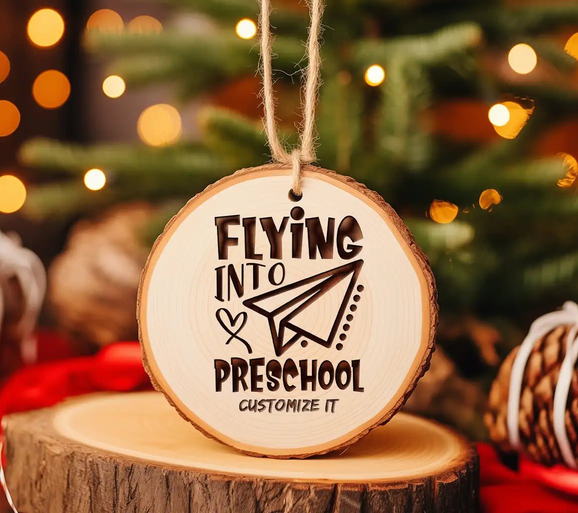 Flying Into Preschool -  Paper Airplane SVG SVG