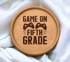 Game On Fifth Grade -  T-Shirt SVG with Controllers SVG
