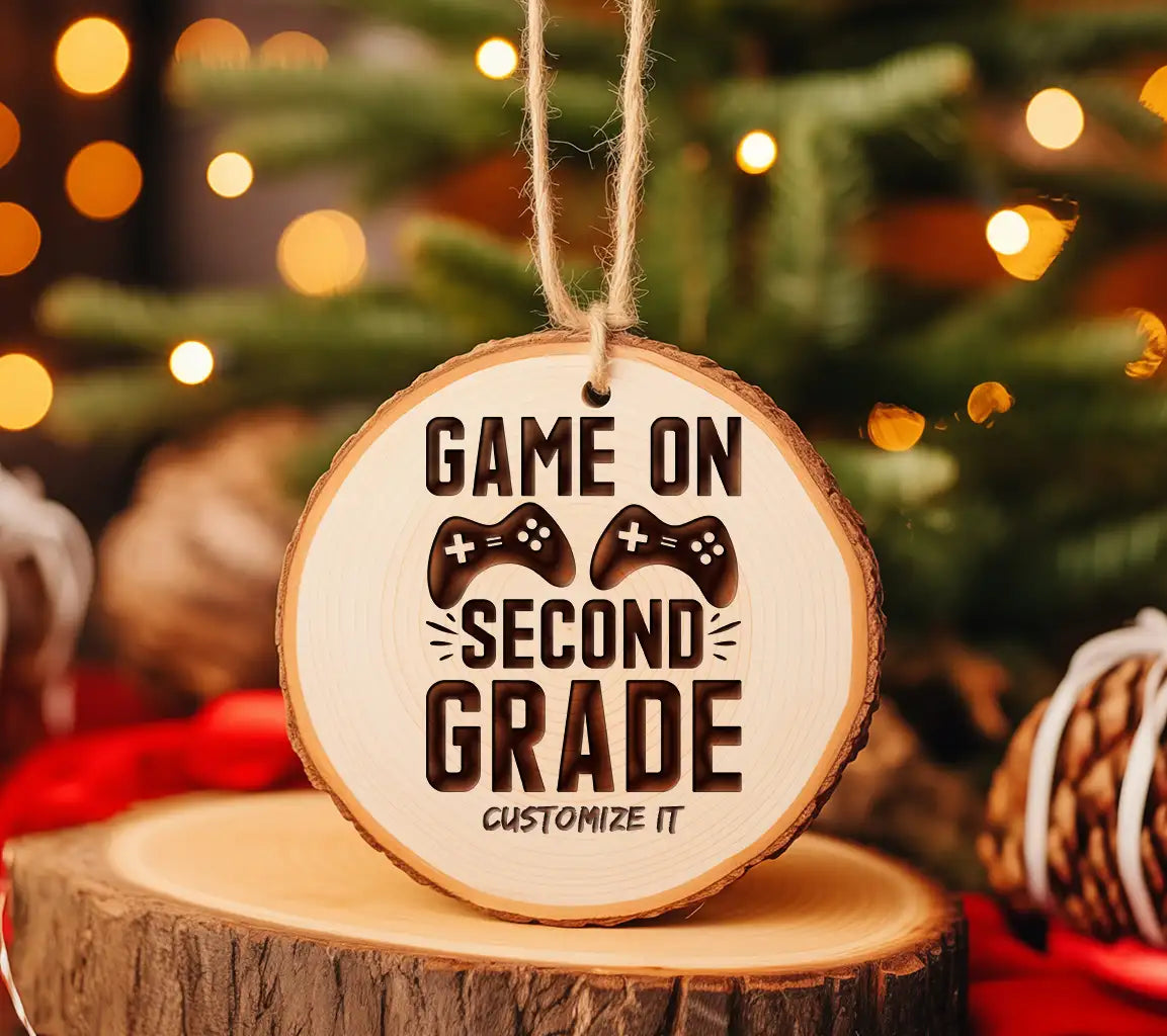 Game On Second Grade SVG -  T-Shirt Design with Controllers SVG
