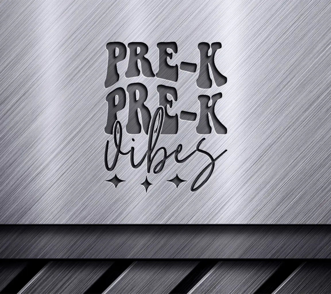 Pre-K Vibes  Logo SVG - Back to School Graphics SVG
