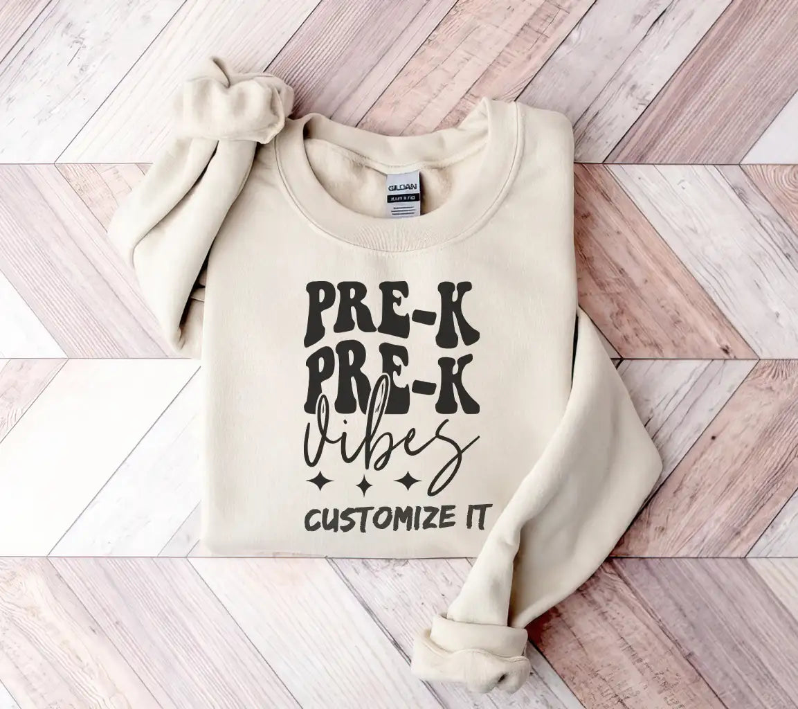 Pre-K Vibes  Logo SVG - Back to School Graphics SVG