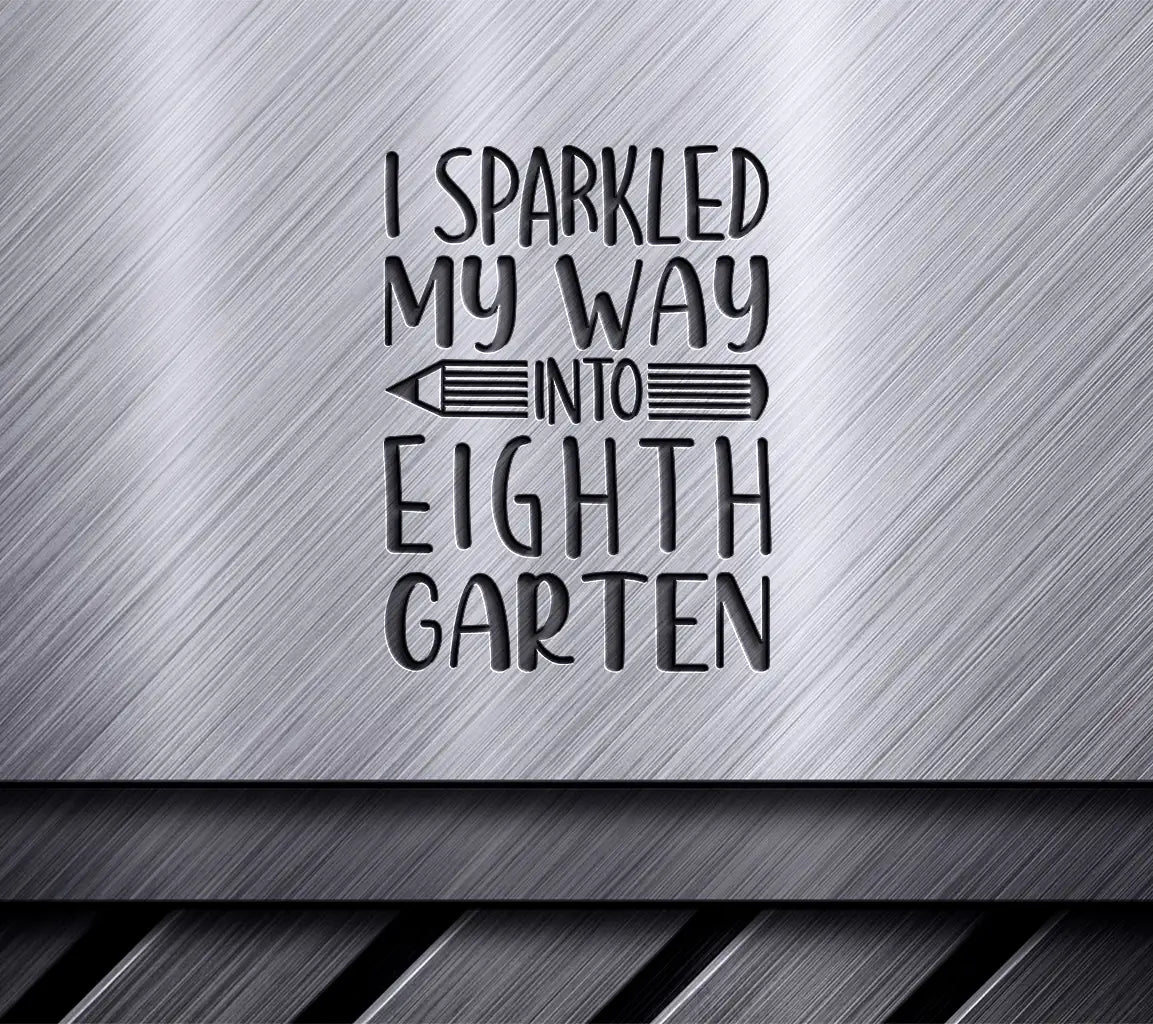8th Grade Sparkle SVG - Back to School Design SVG