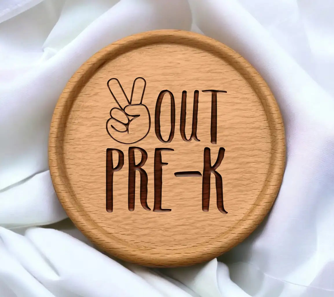  Peace Sign Out Pre-K SVG - Back to School SVG
