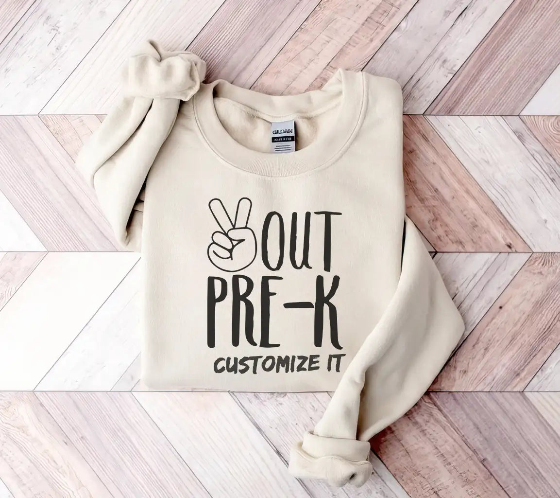  Peace Sign Out Pre-K SVG - Back to School SVG