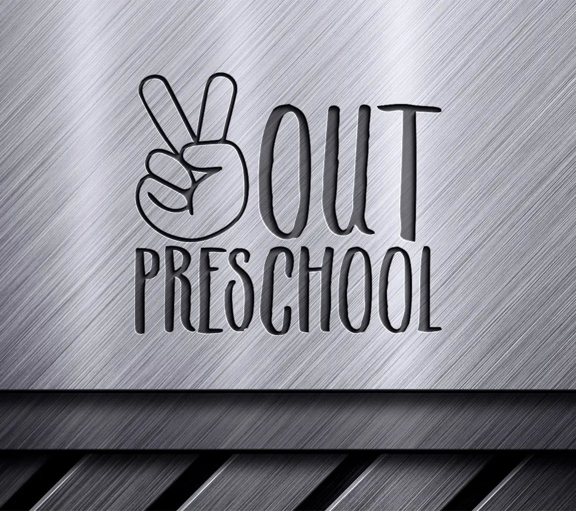  Peace Sign Preschool Logo SVG - Back to School SVG