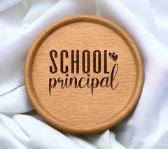 School Principal Heart Logo SVG -  Design SVG