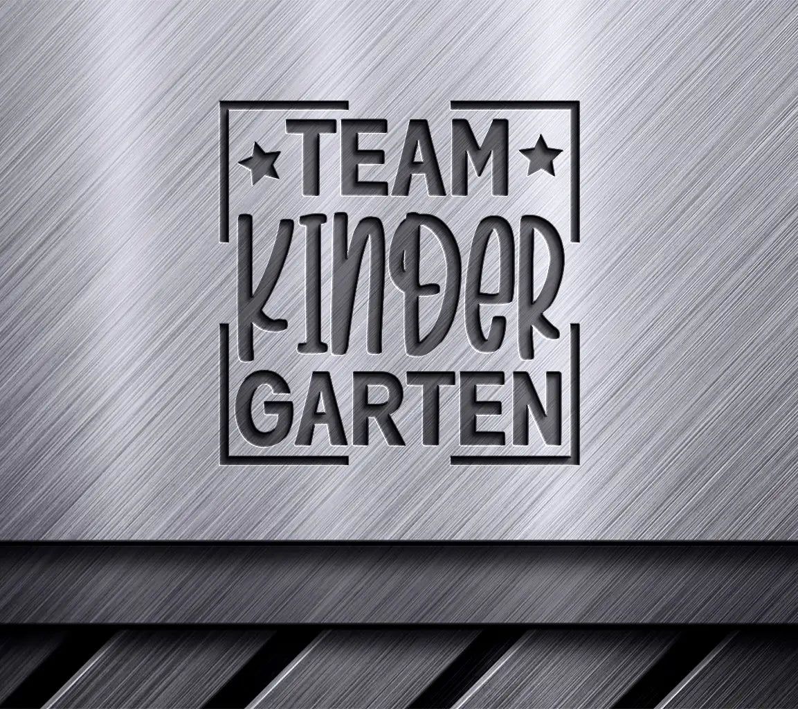  Team Kindergarten Logo SVG - Back to School SVG