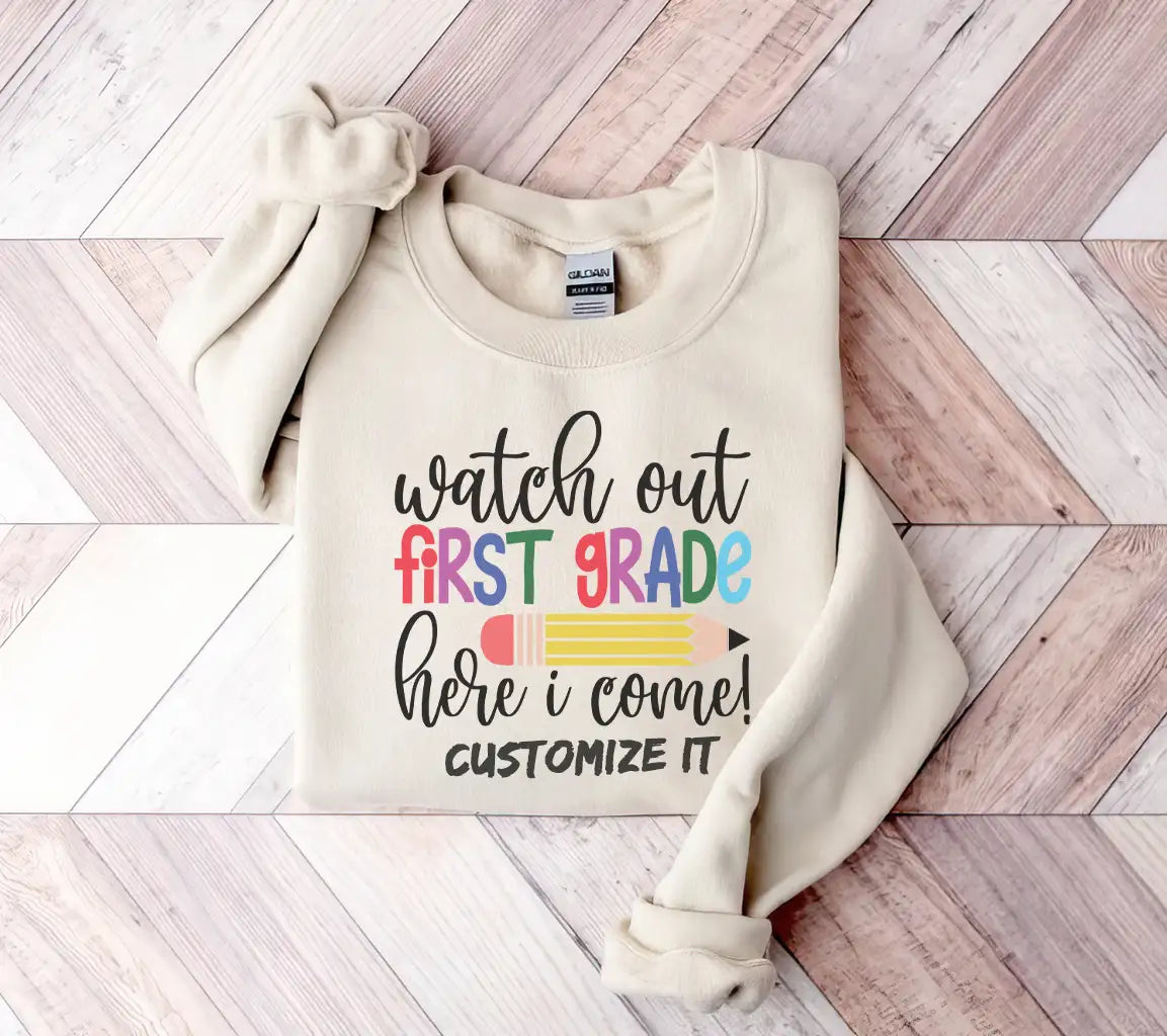 Watch Out First Grade - Back to School SVG Cut File SVG