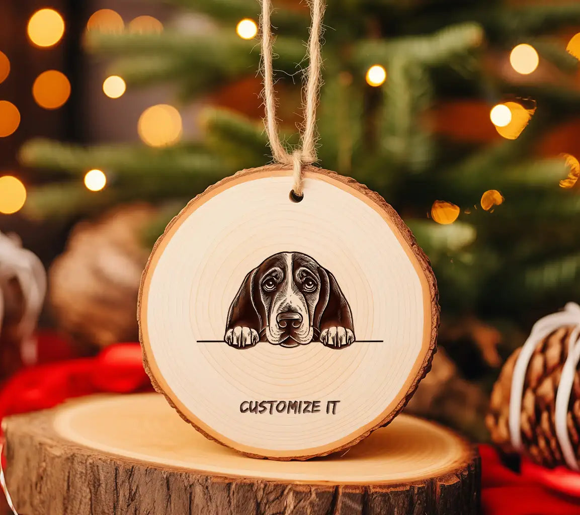 Basset Hound SVG -  Drawing with Paws in Front SVG
