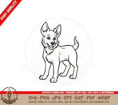Belgian Shepherd SVG Cut File 