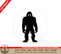 Big Foot SVG PNG JPG AI PDF DXF EPS WebP - Digital Download 