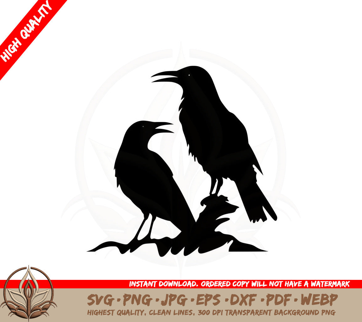 Birds SVG PNG JPG AI PDF DXF EPS and WebP - Digital Download 