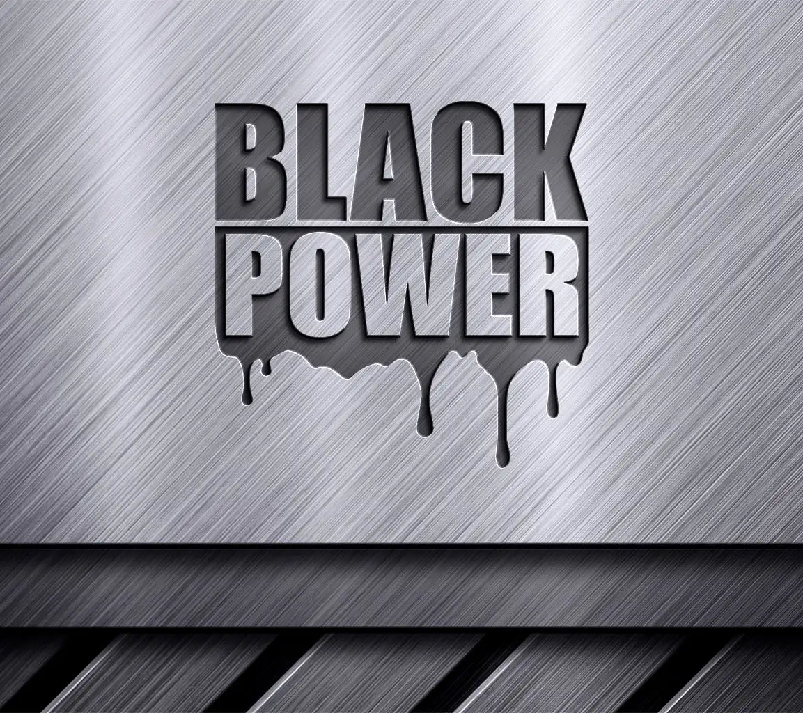 Black Power Logo SVG - Black History Month Design SVG