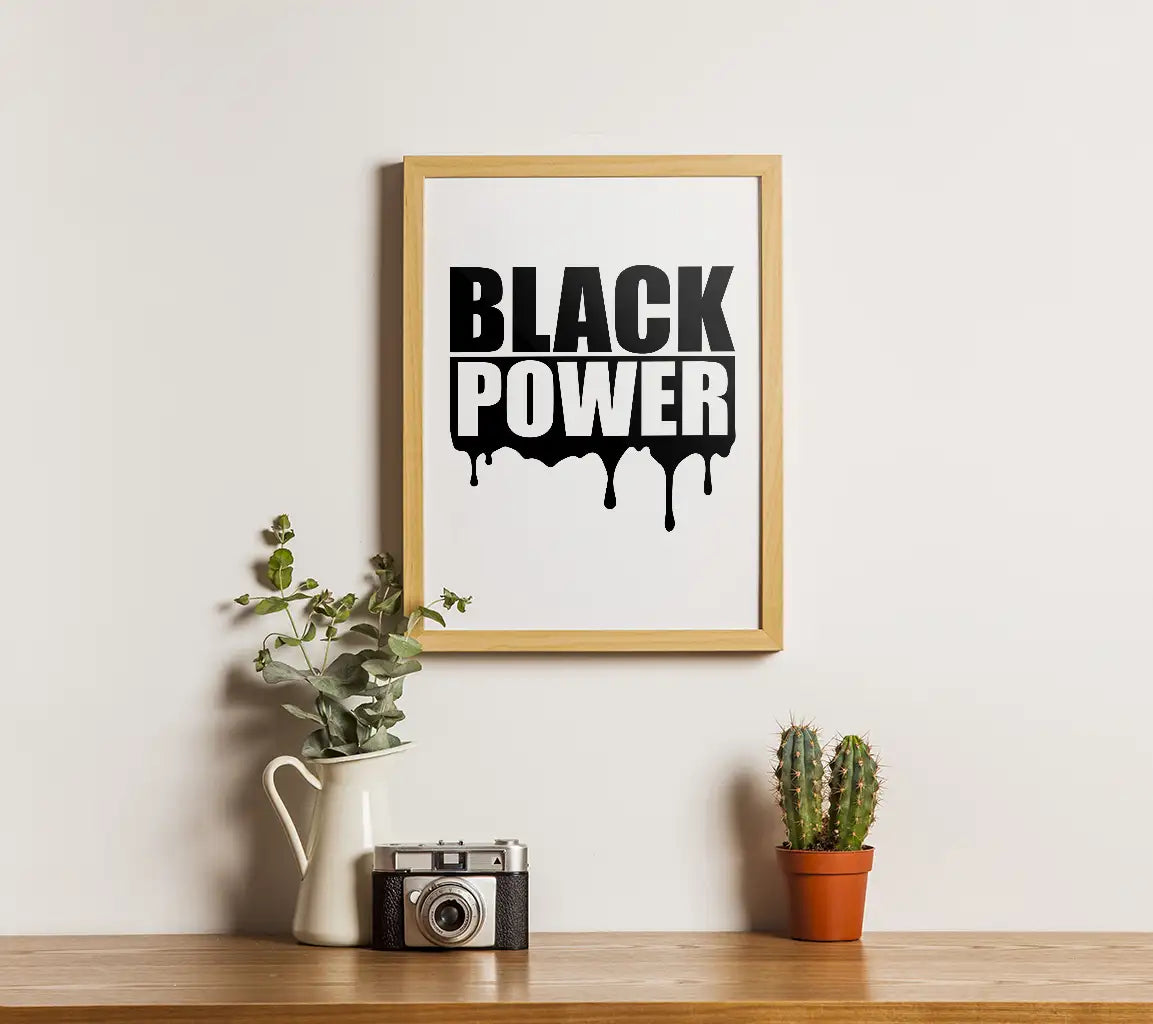Black Power Logo SVG - Black History Month Design SVG