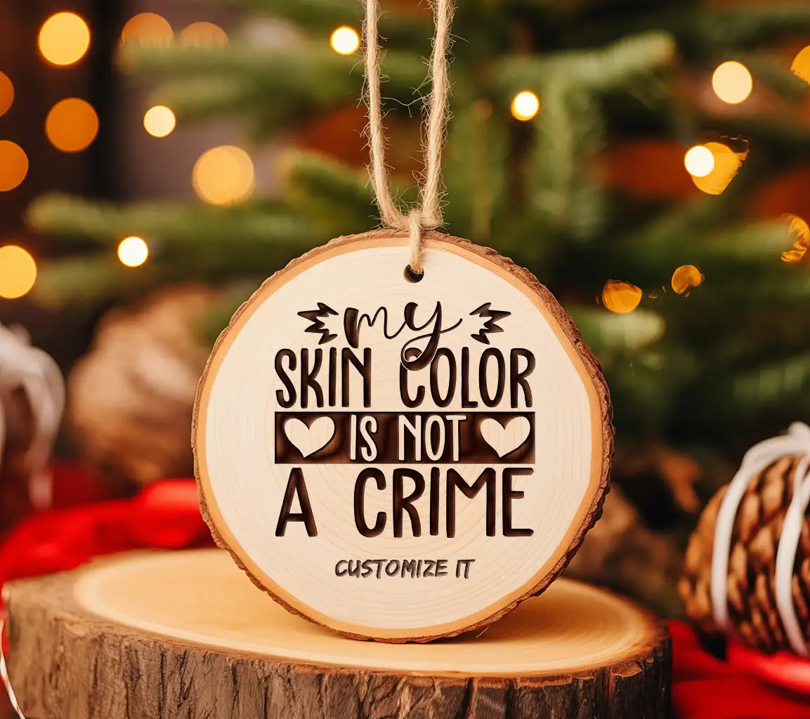 Black History Month My Skin Color Is Not A Crime SVG Design SVG