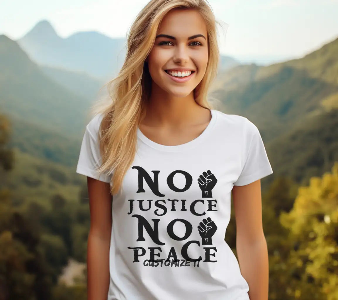 Black History Month No Justice No Peace Fist SVG SVG