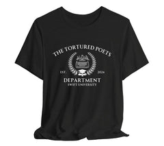 The Tortured Poets Department Swift University T-Shirt | TTPD Swift University T-Shirt | Taylor Swift Inspired T-Shirts Commemorating New Album Release, Taylor Swift T-Shirt, The Tortured Poets Department Merch, TTPD Shirt, Swiftie Merch, New Album Merch, Taylor Swift Fan Gift, College Tee, Fan Club Tee, Bella Canvas 3001 t-shirt