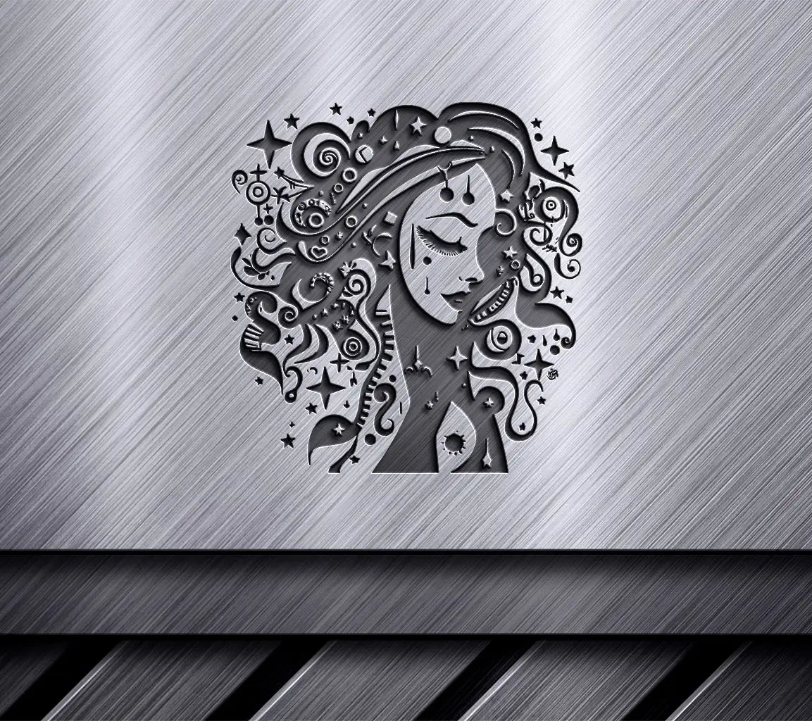 Bohemian Woman Abstract