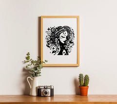 Bohemian Woman Abstract