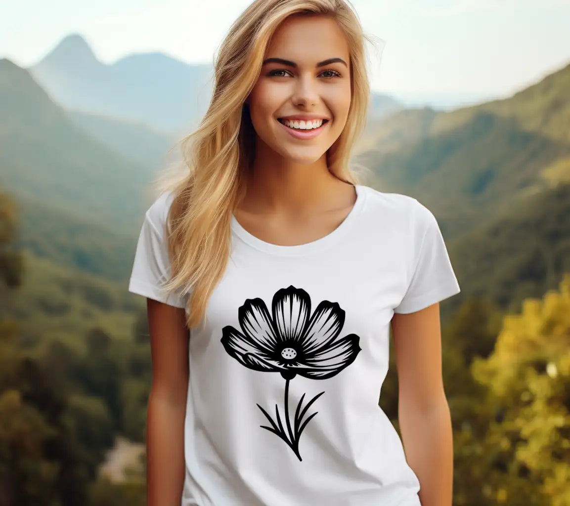 Bold Cosmos Flower