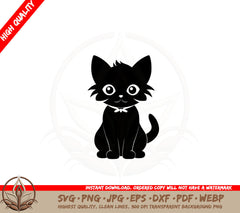 Bow-tied Kitty SVG 