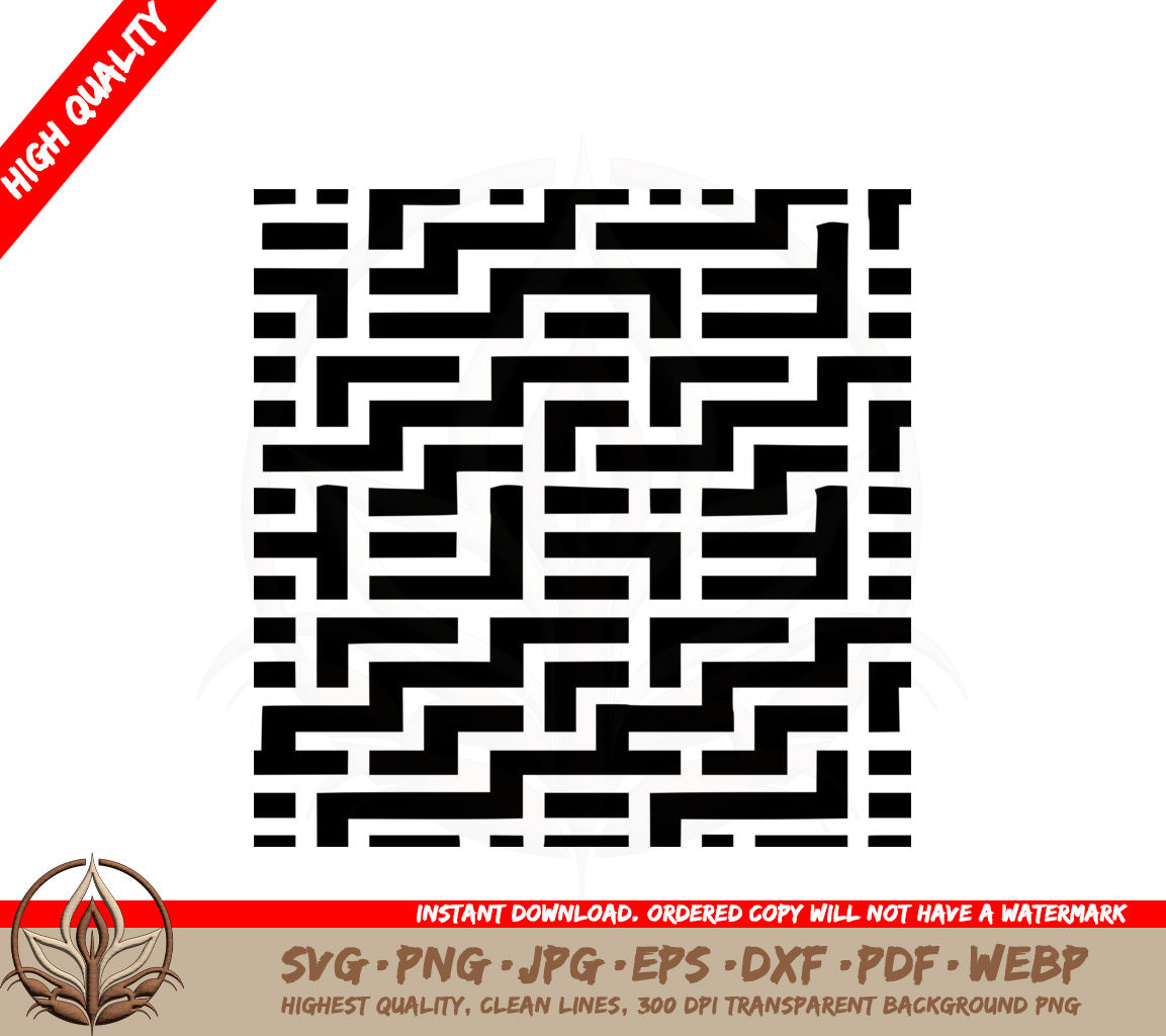 Brick Maze SVG 