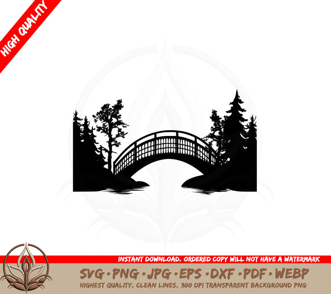 Bridge Over Water SVG 