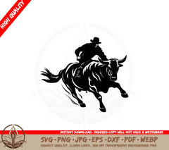 Bull Riding Adventure SVG 