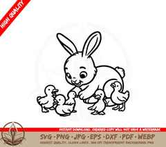 Bunny Friends SVG 